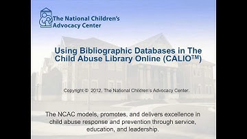 Using bibliographic databases