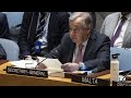 UN Secretary General urges de-escalation in Middle East