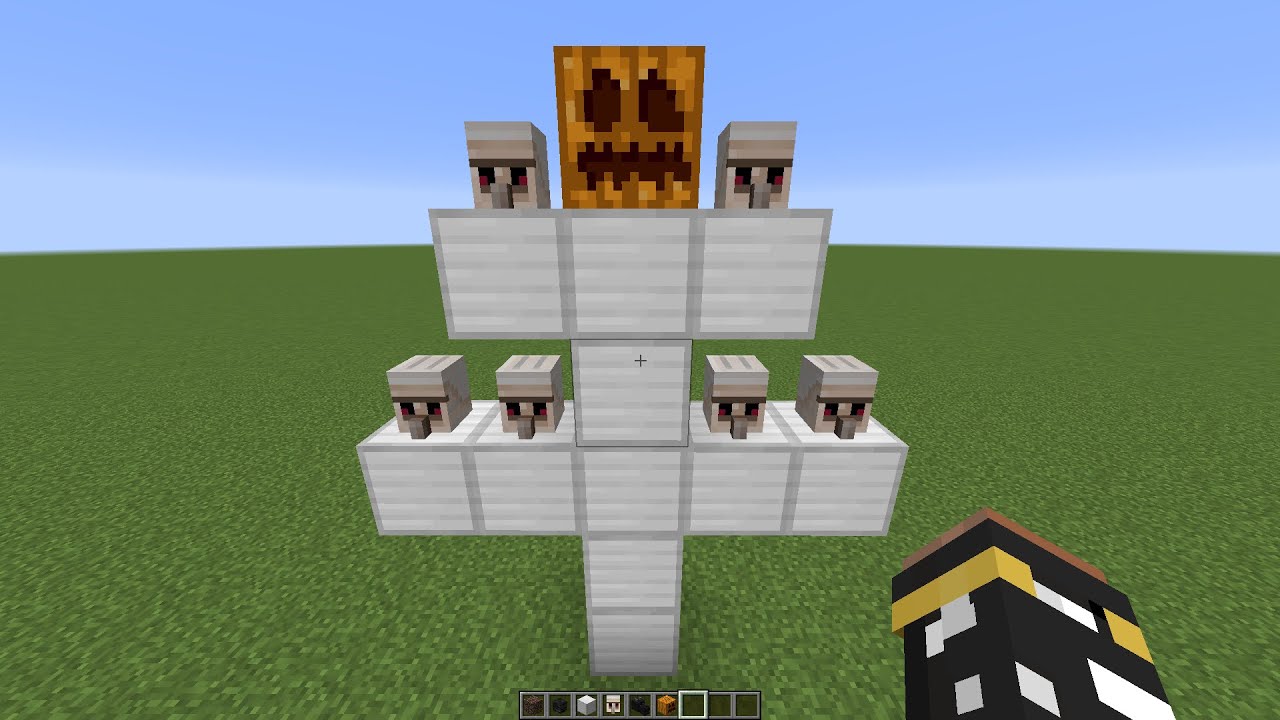 what if you create a DOUBLE GOLEM BOSS in MINECRAFT - YouTube