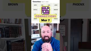 NYT Connections - Mar 7