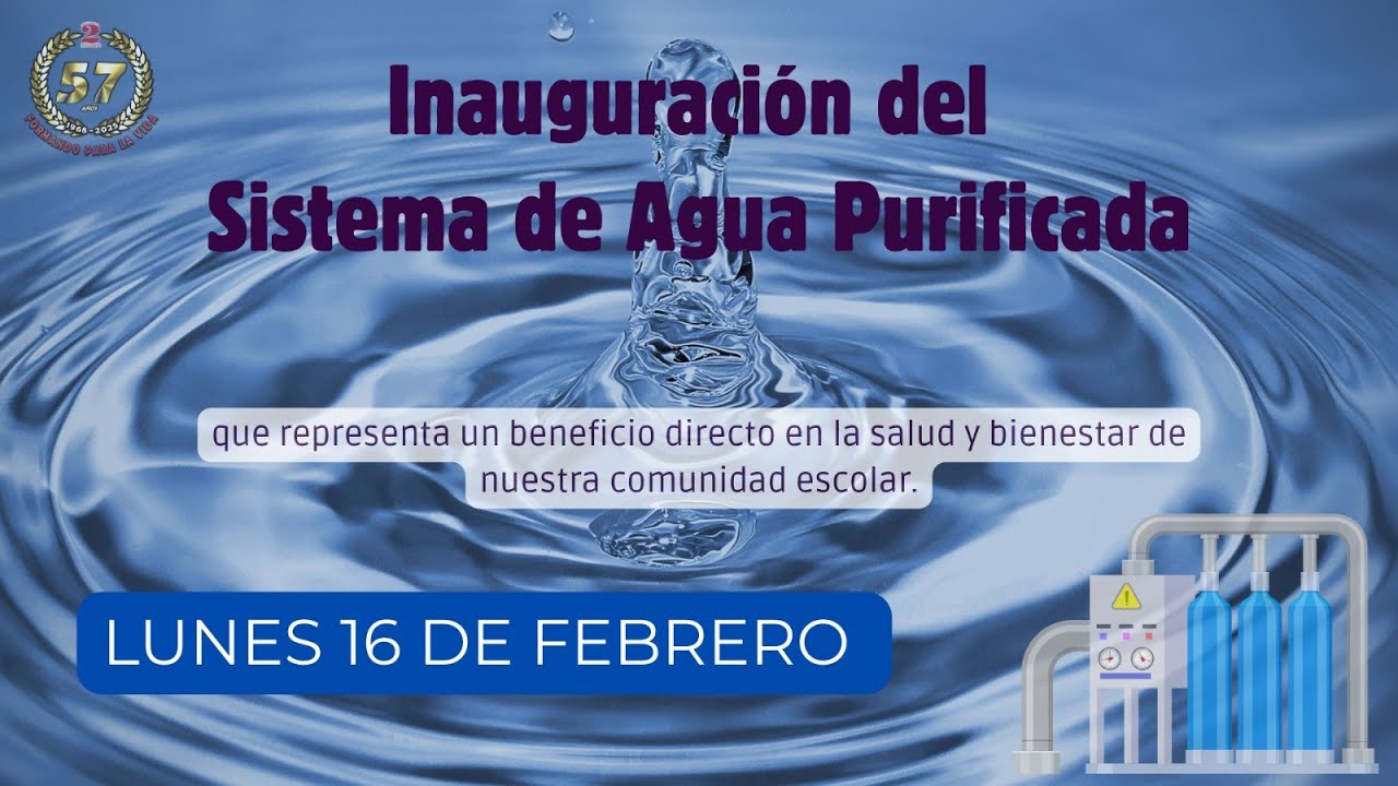 Sec2Matamoros: Inauguración Sistema de Agua Purificada
