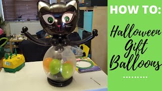 HOW TO: Haloween gumball Gift Balloon Diy Ideas (Balloon Decor Tutorials}