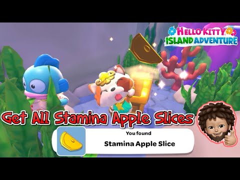 Hello Kitty Island Adventure - All Stamina Apple Slices Treasure Locations