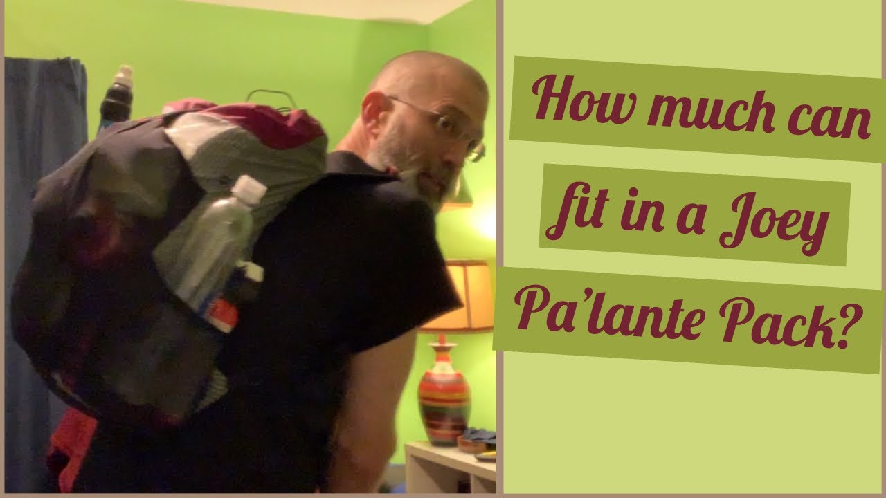 How much can fit in a Pa’lante Joey Pack?