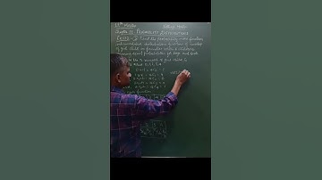 12th maths Ex: 11.2-3rd sum #probability_distribution