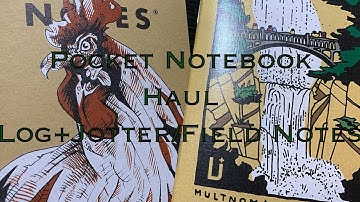 Log+Jotter Feb 2023 and Field Notes Roster Book 2023