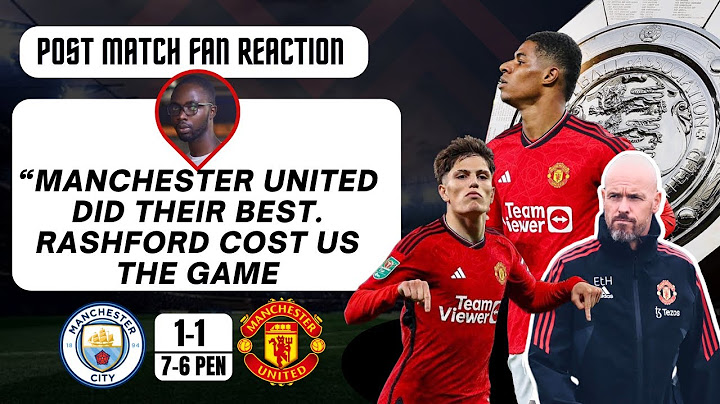 Manchester City 1-1 Manchester United (7-6 Pen) | Rashford | Onana | Ten Hag | Community Shield |
