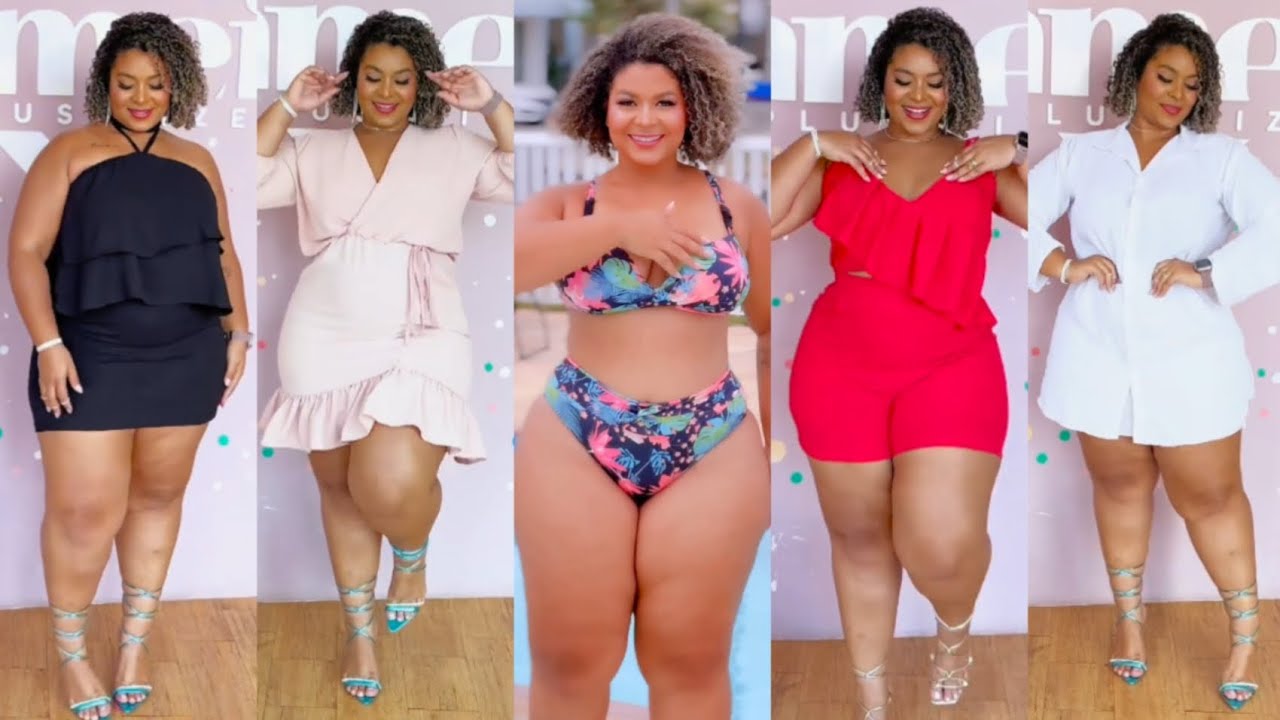 PLUS SIZE 💋👙 curvy women fashion, plus size try on haul, curvy haul 