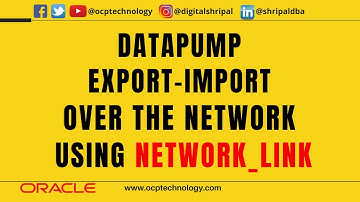 Data Pump Export Import Over the Network using network_link