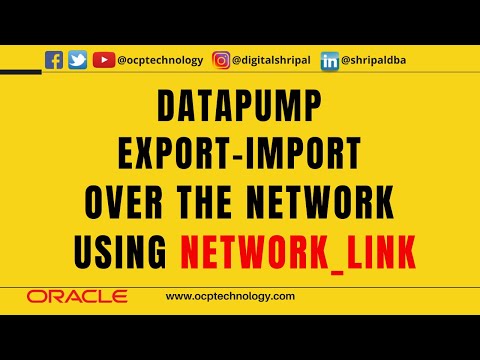 Data Pump Export Import Over the Network using network_link