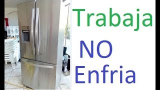 Refrigerador Whirlpool Trabaja pero no Enfría - YouTube