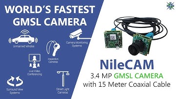 3.4MP GMSL Camera with 15 Meter Coaxial Cable | Support both USB Interface and MIPI Interface