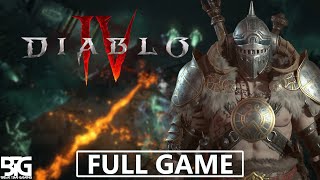 Diablo 4 - Barbarian - Full Game Walkthrough (No Commentary)