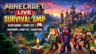 Minecraft survival smp Live 🔴😱 road to 1k subscribers 🤯#minecraft #live #subscribe