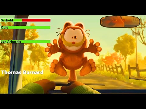 The Garfield Movie (2024) Trailer 2 with healthbars