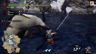 [MH:Rise] Low Rank Village Quest - Lagombi Long Sword Gameplay | Quiryu