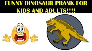 DINOSAUR PRANK (VERY FUNNY!!!)