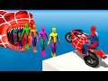 الرجل العنكبوت انقاذ باتمان Spider-Man Rescue batman vs iron man vs venom funny Game GTA 5 superhero