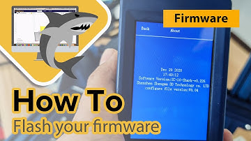 FIRMWARE Flash tutorial troubleshooting tutorial Lotmaxx Shark 3d Printer software new version