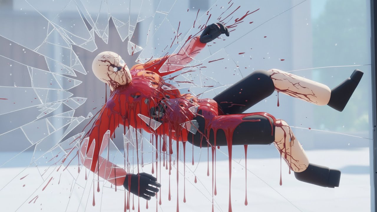 Epic Glass Physics & Active Ragdoll - Ragdore/Gorag - Physics Sandbox Gameplay