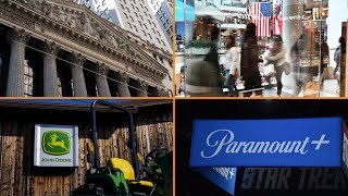 Market Update, Producer Price Index Increases, Deere Shares Lower, Paramount Rollout: Money Minute