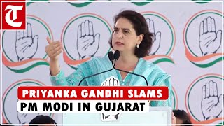 ‘I myself used to go to villages. PM Modi is seen only with big people…’: Priyanka Gandhi in Gujarat