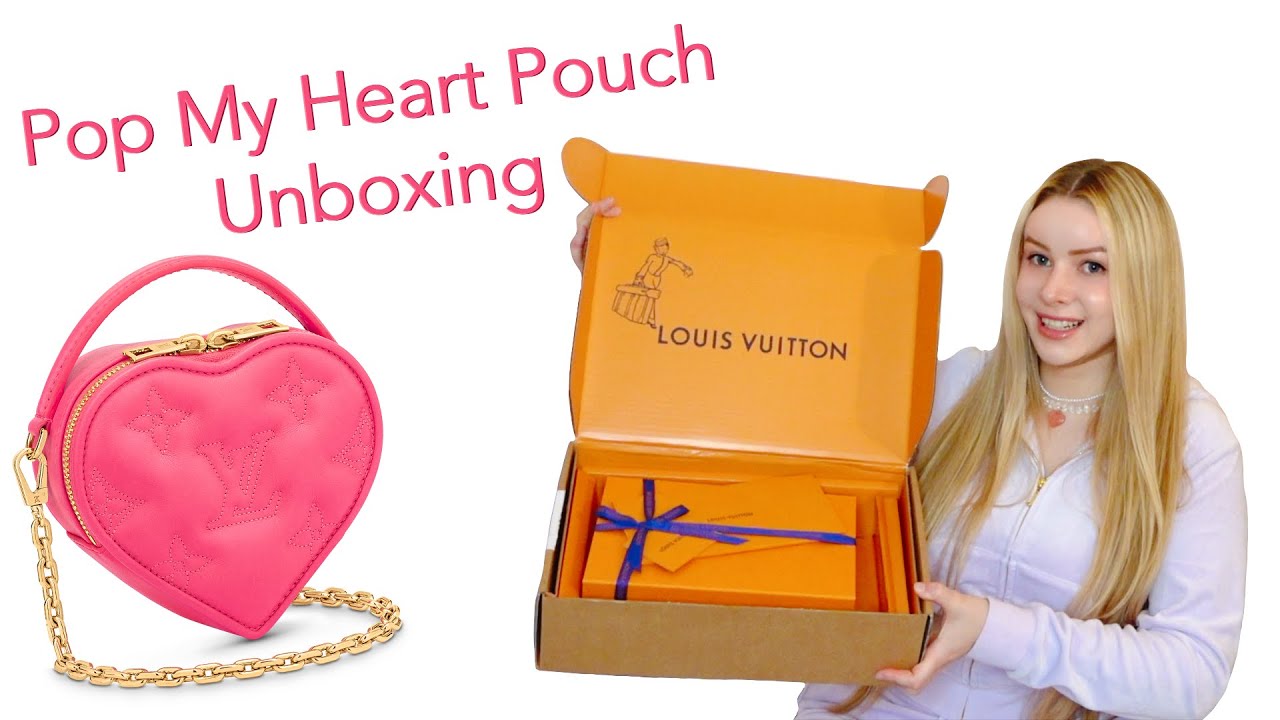 ★Louis Vuitton POP MY HEART POUCH Pop My Heart Unboxing - YouTube