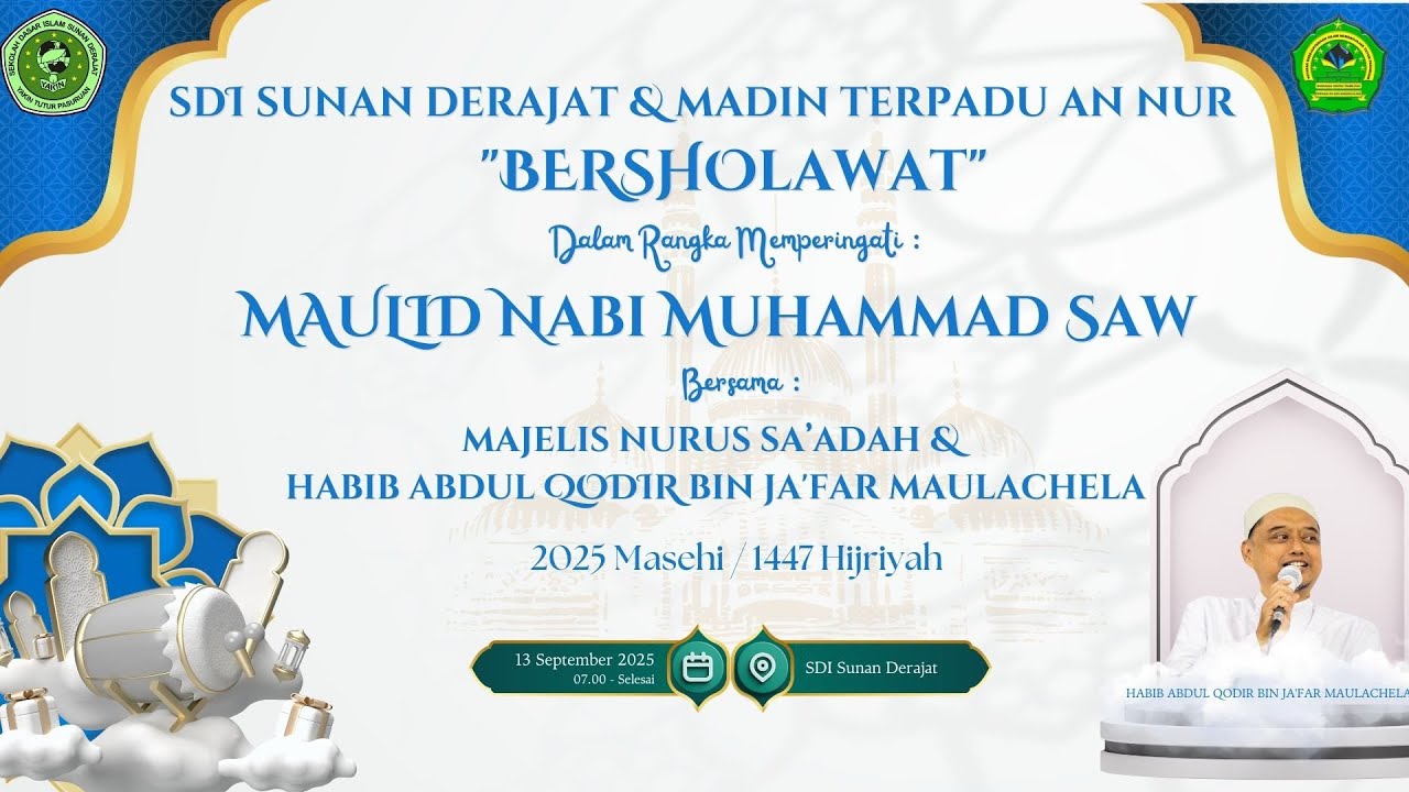 PERINGATAN MAULID NABI MUHAMMAD | SD ISLAM SUNAN DERAJAT 2025 - YouTube