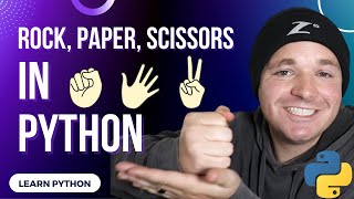 Programming Rock, Paper, Scissors in Python (Basics of Python) screenshot 4