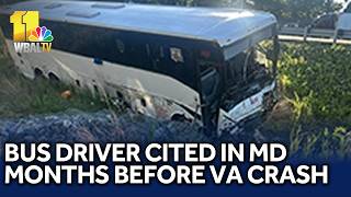 Bus driver accused of speeding in Maryland before fatal crash