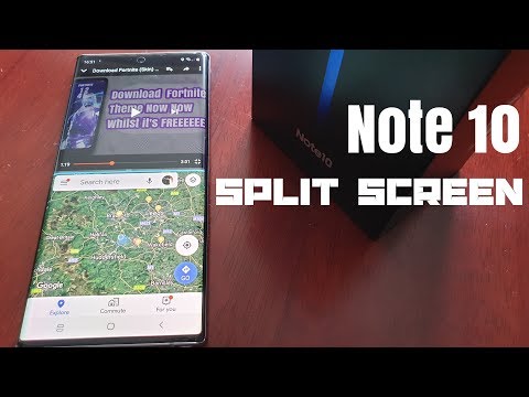 Samsung Galaxy Note 10 Split Screen Multitasking Feature