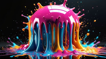 Blender with Stable Diffusion XL - Abstract art - img2img