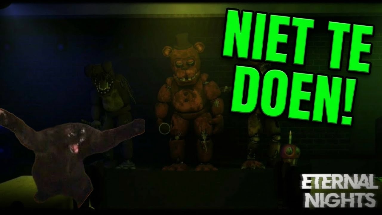 Dit spel is niet te spelen!! - FNAF Eternal Nights {night 2-3}