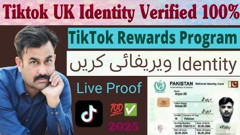 How to do Identity Verification of Tiktok UK Account | Tiktok Identity Verified 100%