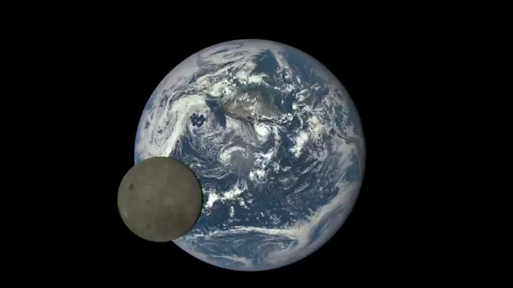 #EPIC View of Moon Transiting the Earth