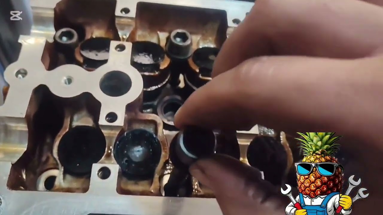 Renault /Dacia 1.2 Tce burned valve. Walk through the repair.