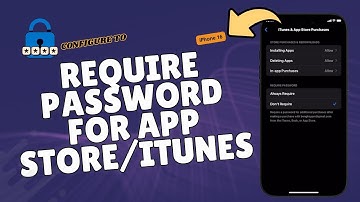 How to Set iTunes and App Store to Always Require/Don