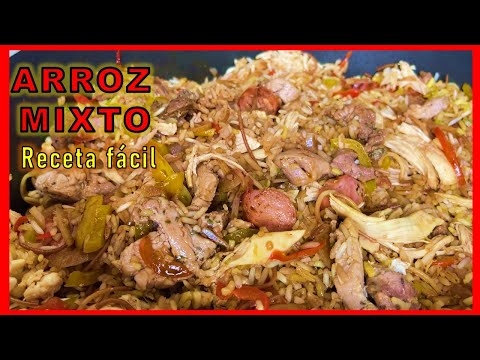 Arroz Mixto: Receta Facil ⭕ MANUALIDADES ARTE LUNA