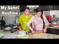 My sehri routine in 2020 ramadan  sehri kitchen routine  life with amna