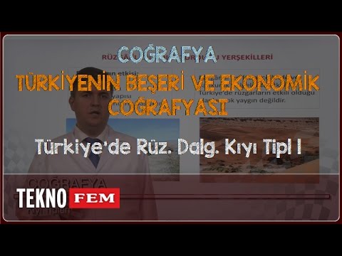 YGS-LYS COĞRAFYA - Türkiye'de Rüz. Dalg. Kıyı Tipl 1