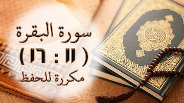 سورة البقرة ( 11 : 16 ) مكررة للحفظ