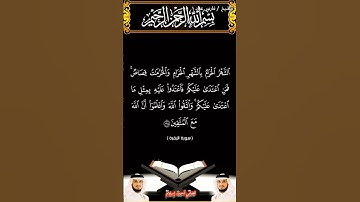 سورة البقرة الآيتين 193 و 194 بصوت الشيخ فارس عباد برواية حفص #القرآن_الكريم #duet #المصحف #اكسبلور