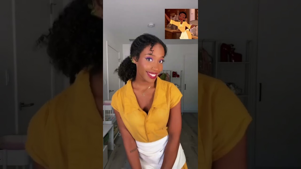 Princess Tiana&rsquo;s outfits irl #princessandthefrog #shorts #tiana