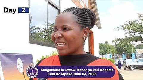 MCHUNGAJI MSAIDI SARA ASEMA NENO JUU YA KONGAMANO LA JEWAWI KANDA YA KATI