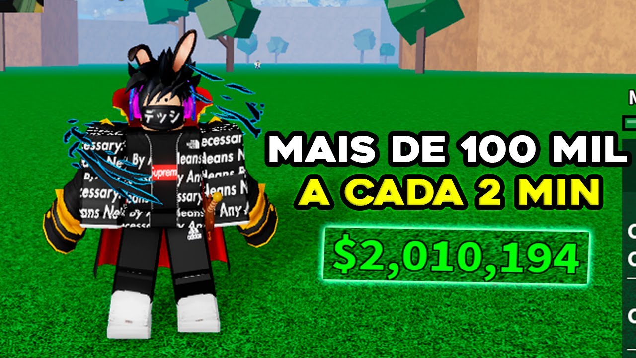 COMO CONSEGUIR MUITO DINHEIRO NO BLOX FRUITS (ROBLOX) 