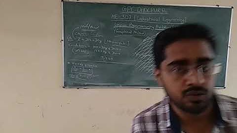 ME-307 Industrial Engg LPP Graphical Method Part-1 By Navkar Jain