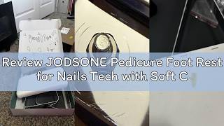 Review JODSONE Pedicure Foot Rest for Nails Tech with Soft Cushion,Pedicure Stool,Nail Stand,Detacha screenshot 3