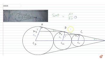 Three circles with centres `C_1, C_2 and C_3` and radii `r_1, r_2 and r_3` where `r_1 ltr_2 ltr...