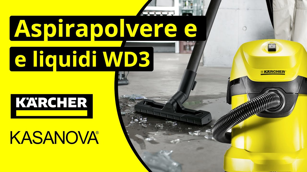 Aspirapolvere per solidi e liquidi Karcher WD3 