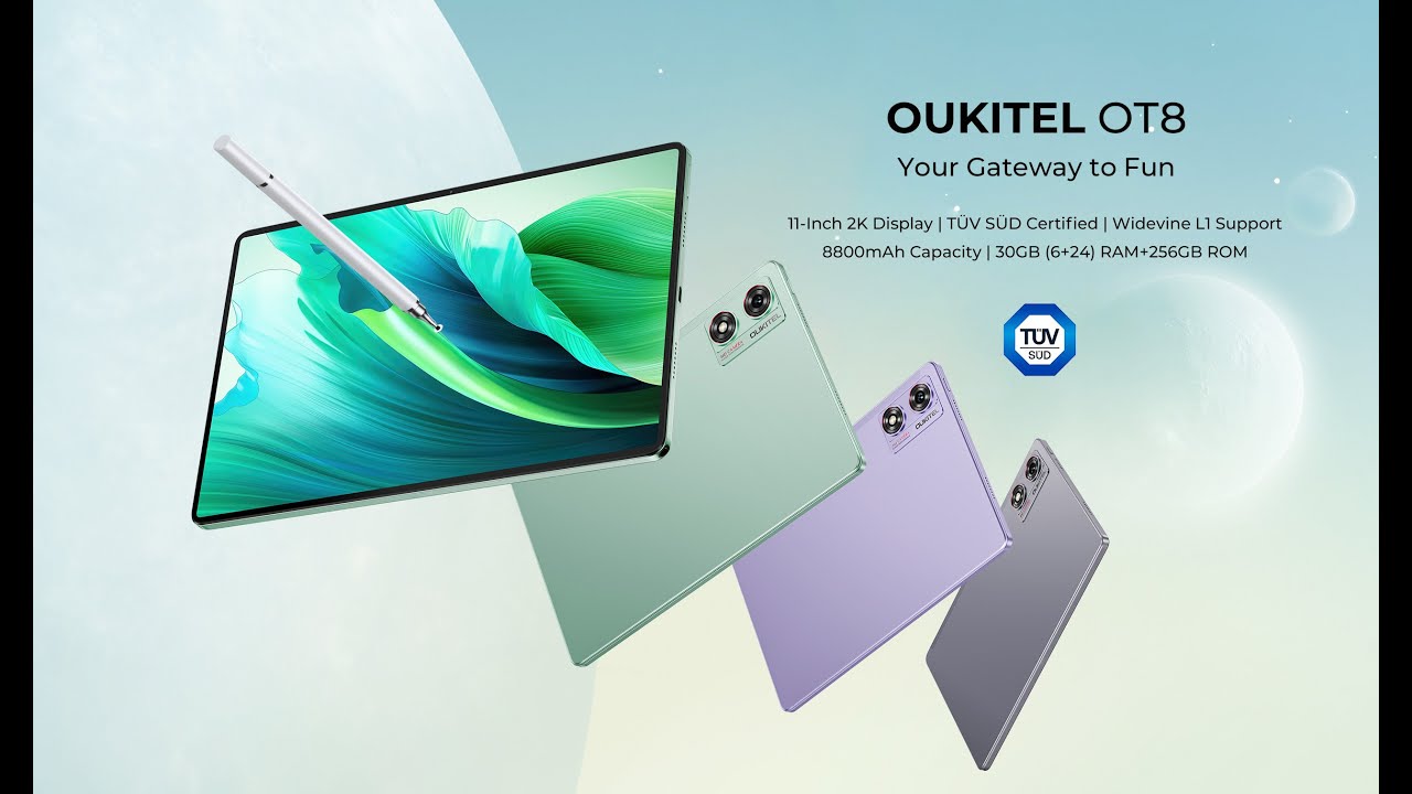 OUKITEL OT8 Tablet LTE 11.0 inch 6GB+256GB – XTECHZ+